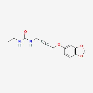 1-(4-(Benzo[d][1,3]dioxol-5-yloxy)but-2-yn-1-yl)-3-ethylurea