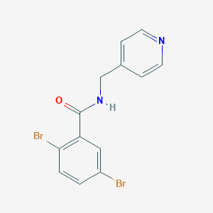 2,5-dibromo-N-(4-pyridinylmethyl)benzamide