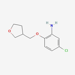 5-Chloro-2-(oxolan-3-ylmethoxy)aniline