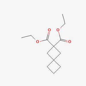 molecular formula C13H20O4 B2906063 Diethyl spiro[3.3]heptane-2,2-dicarboxylate CAS No. 64775-96-8