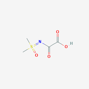 molecular formula C4H7NO4S B2906090 {[Dimethyl(oxo)-lambda6-sulfanylidene]carbamoyl}formic acid CAS No. 1871991-60-4