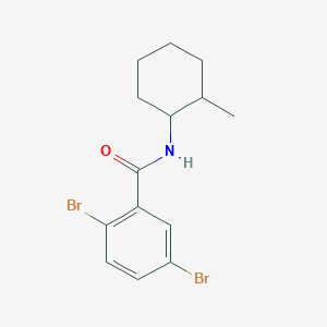 molecular formula C14H17Br2NO B290610 2,5-dibromo-N-(2-methylcyclohexyl)benzamide 