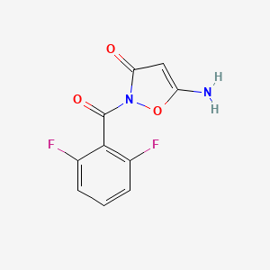 5-amino-2-[(2,6-difluorophenyl)carbonyl]-1,2-oxazol-3(2H)-one