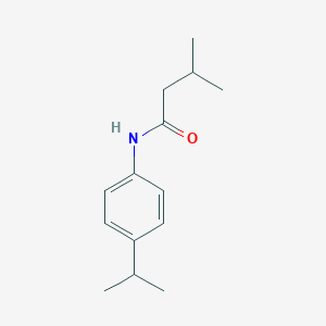 molecular formula C14H21NO B290614 N-(4-isopropylphenyl)-3-methylbutanamide 