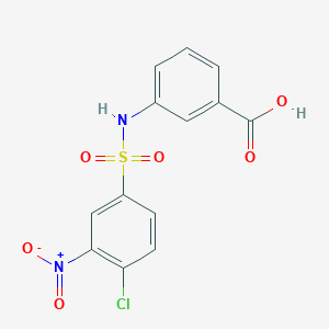 3-(4-Chloro-3-nitrobenzenesulfonamido)benzoic acid