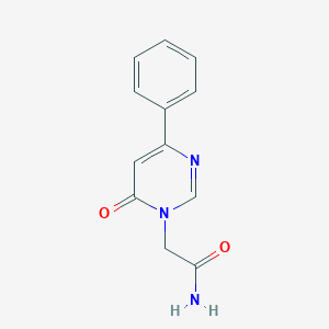 2-(6-oxo-4-phenylpyrimidin-1(6H)-yl)acetamide