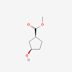 molecular formula C7H12O3 B2906199 Methyl (1S,3R)-3-hydroxycyclopentane-1-carboxylate CAS No. 1292307-06-2; 79598-73-5
