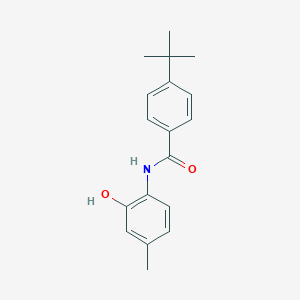 molecular formula C18H21NO2 B290622 4-tert-butyl-N-(2-hydroxy-4-methylphenyl)benzamide 