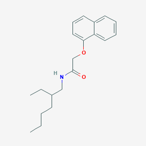 molecular formula C20H27NO2 B290623 N-(2-ethylhexyl)-2-(1-naphthyloxy)acetamide 