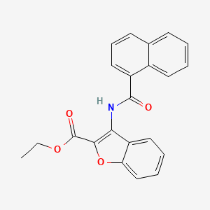 Ethyl 3-(naphthalene-1-carbonylamino)-1-benzofuran-2-carboxylate