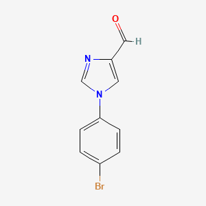 1-(4-Bromophenyl)imidazole-4-carbaldehyde
