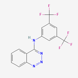N-[3,5-bis(trifluoromethyl)phenyl]-1,2,3-benzotriazin-4-amine