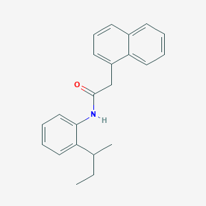 molecular formula C22H23NO B290626 N-(2-sec-butylphenyl)-2-(1-naphthyl)acetamide 