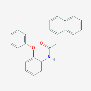 molecular formula C24H19NO2 B290627 2-(1-naphthyl)-N-(2-phenoxyphenyl)acetamide 