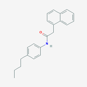 molecular formula C22H23NO B290628 N-(4-butylphenyl)-2-(1-naphthyl)acetamide 
