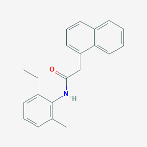 molecular formula C21H21NO B290630 N-(2-ethyl-6-methylphenyl)-2-(1-naphthyl)acetamide 