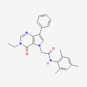 N-(4-methylbenzyl)-1-[3-(2-methylphenoxy)pyrazin-2-yl]piperidine-3-carboxamide