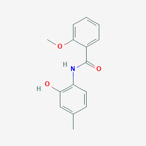 molecular formula C15H15NO3 B290633 N-(2-hydroxy-4-methylphenyl)-2-methoxybenzamide 