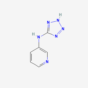 molecular formula C6H6N6 B2906355 N-(2H-Tetrazol-5-yl)pyridin-3-amine CAS No. 2110696-13-2