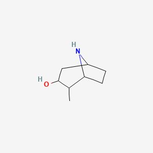 molecular formula C8H15NO B2906360 2-Methyl-8-azabicyclo[3.2.1]octan-3-ol CAS No. 1824191-05-0