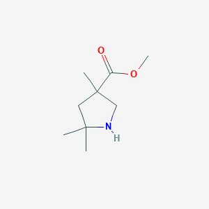 Methyl 3,5,5-trimethylpyrrolidine-3-carboxylate