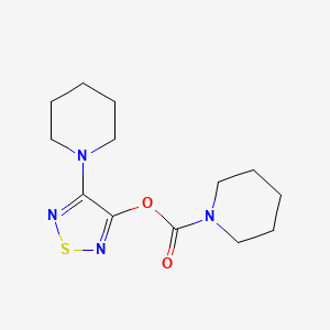 4-(Piperidin-1-yl)-1,2,5-thiadiazol-3-yl piperidine-1-carboxylate