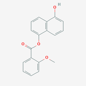 molecular formula C18H14O4 B290640 5-Hydroxy-1-naphthyl 2-methoxybenzoate 