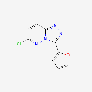 molecular formula C9H5ClN4O B2906413 6-Chloro-3-(2-furyl)[1,2,4]triazolo[4,3-B]pyridazine CAS No. 35263-20-8