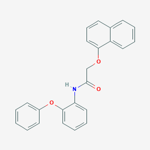 molecular formula C24H19NO3 B290643 2-naphthalen-1-yloxy-N-(2-phenoxyphenyl)acetamide 