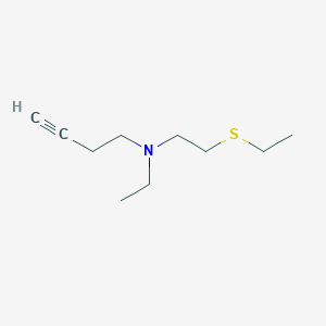 molecular formula C10H19NS B2906450 N-Ethyl-N-(2-ethylsulfanylethyl)but-3-yn-1-amine CAS No. 2273646-98-1