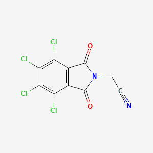 molecular formula C10H2Cl4N2O2 B2906459 2-(4,5,6,7-tetrachloro-1,3-dioxo-2,3-dihydro-1H-isoindol-2-yl)acetonitrile CAS No. 857801-96-8