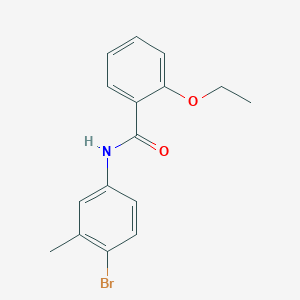 molecular formula C16H16BrNO2 B290648 N-(4-bromo-3-methylphenyl)-2-ethoxybenzamide 