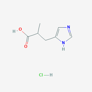 3-(1H-imidazol-5-yl)-2-methylpropanoic acid hydrochloride