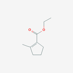 molecular formula C9H14O2 B2906521 Ethyl 2-methylcyclopent-1-ene-1-carboxylate CAS No. 64229-84-1