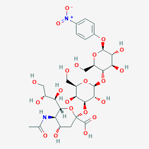 Neu5Ac|A(2-3)Gal|A(1-4)Glc-|A-pNP