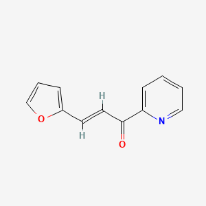 molecular formula C12H9NO2 B2906564 3-(2-Furyl)-1-(2-pyridinyl)-2-propen-1-one CAS No. 18551-00-3