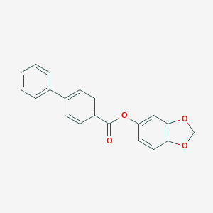 1,3-Benzodioxol-5-yl [1,1'-biphenyl]-4-carboxylate