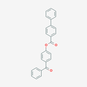 molecular formula C26H18O3 B290664 4-Benzoylphenyl [1,1'-biphenyl]-4-carboxylate 