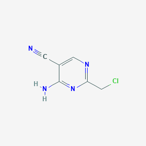 4-Amino-2-(chloromethyl)pyrimidine-5-carbonitrile