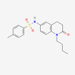 B2906694 N-(1-butyl-2-oxo-1,2,3,4-tetrahydroquinolin-6-yl)-4-methylbenzenesulfonamide CAS No. 941906-43-0