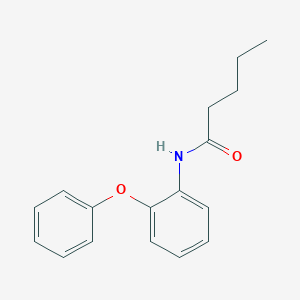 molecular formula C17H19NO2 B290670 N-(2-phenoxyphenyl)pentanamide 