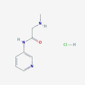 2-(methylamino)-N-(pyridin-3-yl)acetamide hydrochloride
