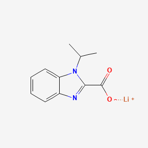 molecular formula C11H11LiN2O2 B2906726 Lithium 1-isopropyl-1H-benzo[d]imidazole-2-carboxylate CAS No. 2197062-37-4