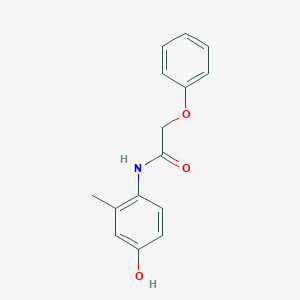 molecular formula C15H15NO3 B290673 N-(4-hydroxy-2-methylphenyl)-2-phenoxyacetamide 