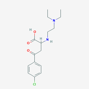 4-(4-Chlorophenyl)-2-{[2-(diethylamino)ethyl]amino}-4-oxobutanoic acid