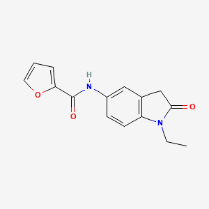 N-(1-ethyl-2-oxoindolin-5-yl)furan-2-carboxamide
