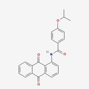 N-(9,10-dioxoanthracen-1-yl)-4-propan-2-yloxybenzamide