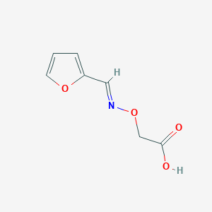 molecular formula C7H7NO4 B2906744 ({[(E)-furan-2-ylmethylidene]amino}oxy)acetic acid CAS No. 34063-67-7
