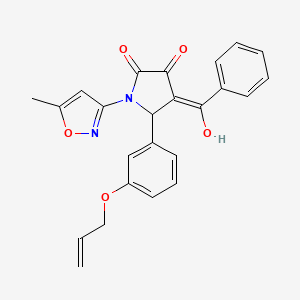 5-(3-(allyloxy)phenyl)-4-benzoyl-3-hydroxy-1-(5-methylisoxazol-3-yl)-1H-pyrrol-2(5H)-one