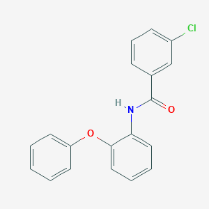 molecular formula C19H14ClNO2 B290677 3-chloro-N-(2-phenoxyphenyl)benzamide 